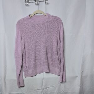 Banana Republic Lavender Knit Turtleneck Sweater